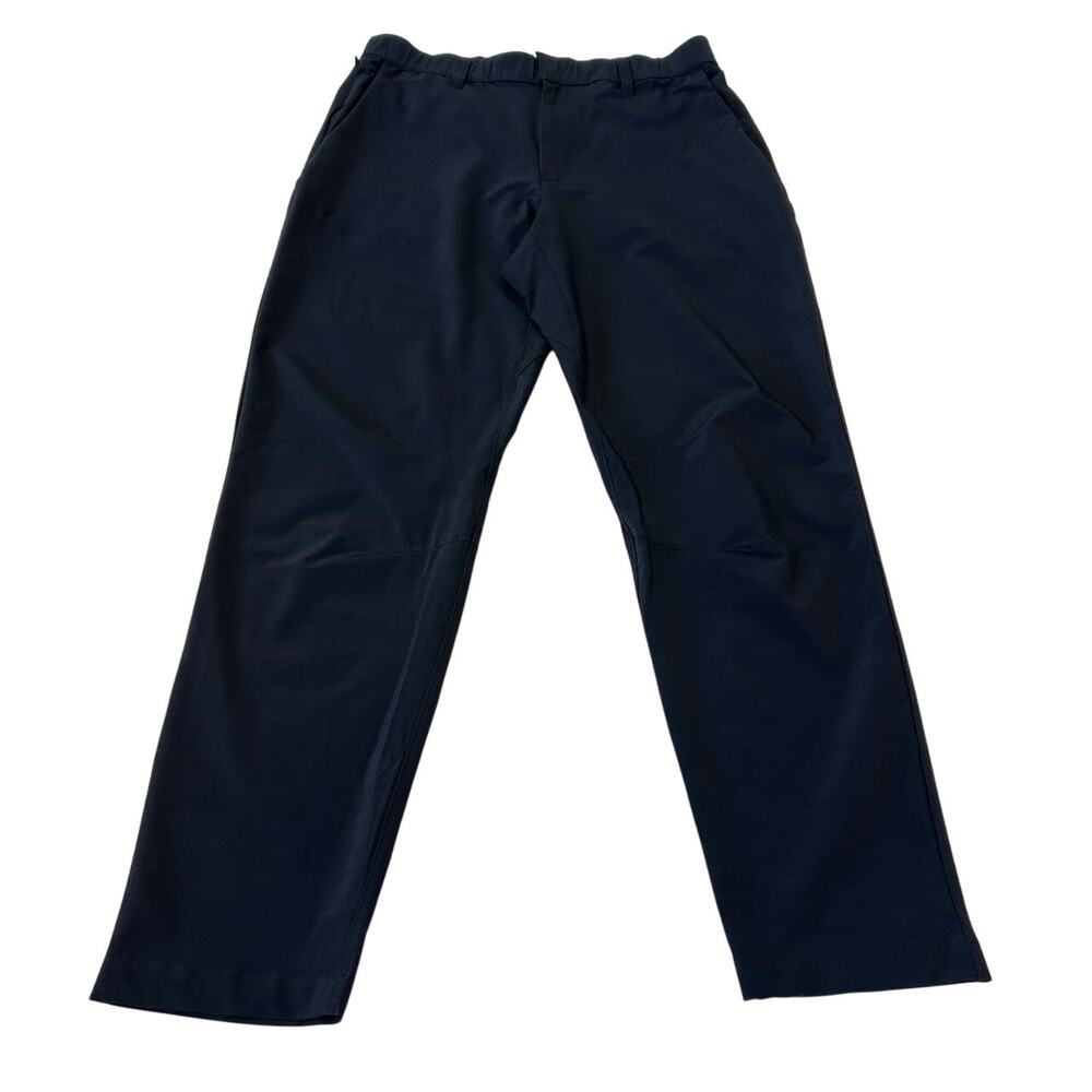 Fabletics Women's Performance Tapered Pants Navy Blue Sz Small Activewear Sporty
